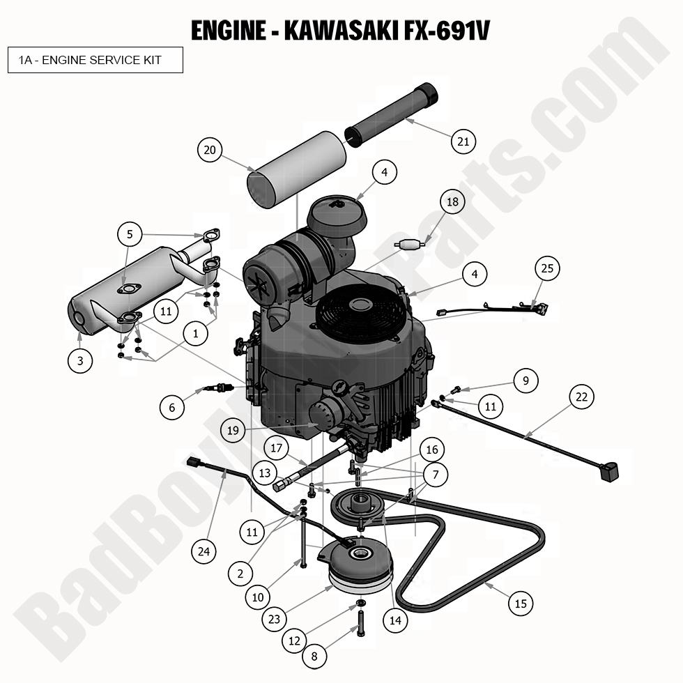 2020 Compact Outlaw Engine - Kawasaki FX691V